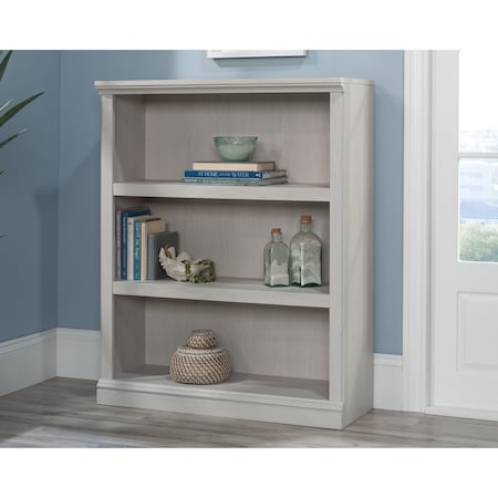 Sauder 3 Shelf Bookcase Go , Two adjustable shelves allow versatile storage and display options 434824